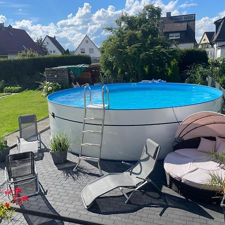 Kleine Gemuetliche Einliegerwohnung Mit Garten Und Pool Nordstemmen Exterior photo